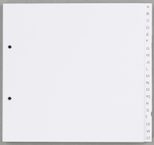 dots Ordnerregister Halbformat, Überbreite A-Z DIN A4