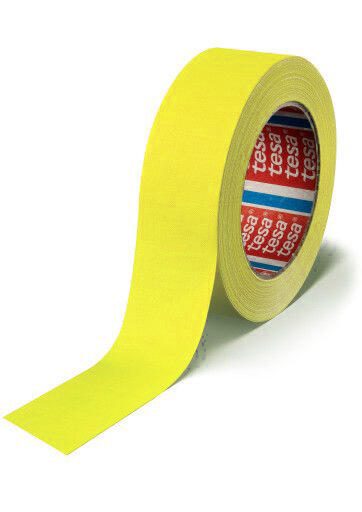 tesa Gewebebänder 19 mm x 25 m neongelb