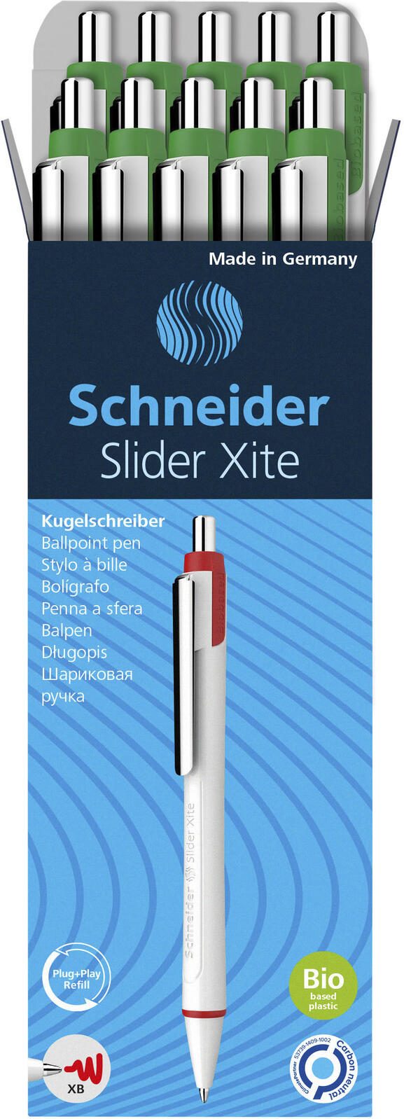 Schneider Kugelschreiber 0.7 mm Grün