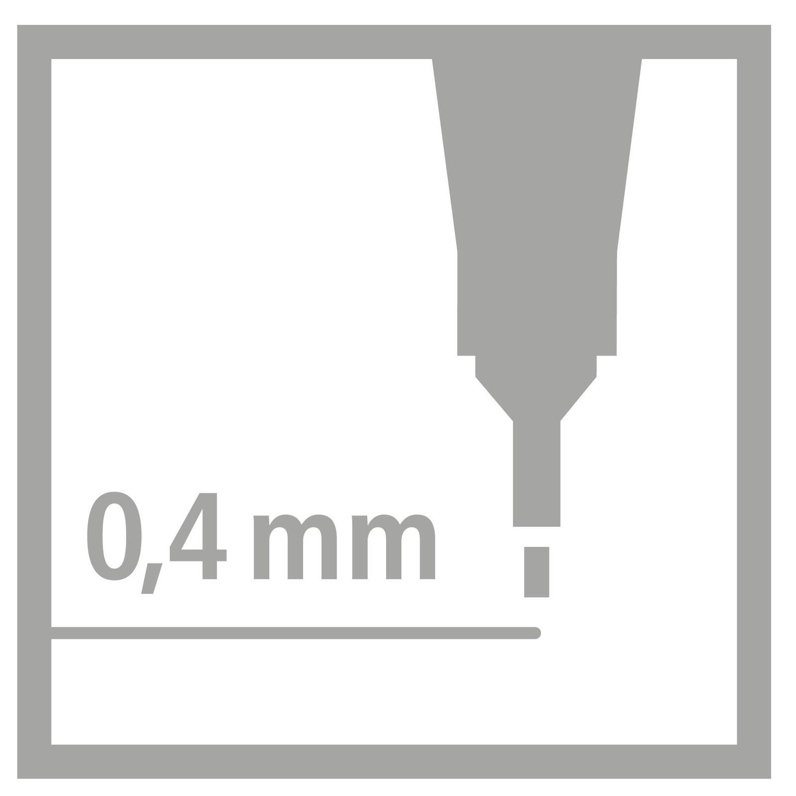 STABILO Point 88 Fineliner 0.4 mm Mehrfarbig