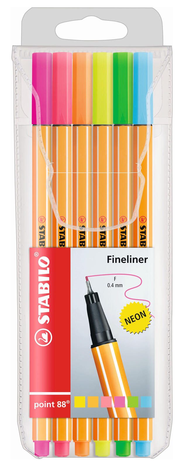 STABILO Point 88 Fineliner 0.4 mm Mehrfarbig
