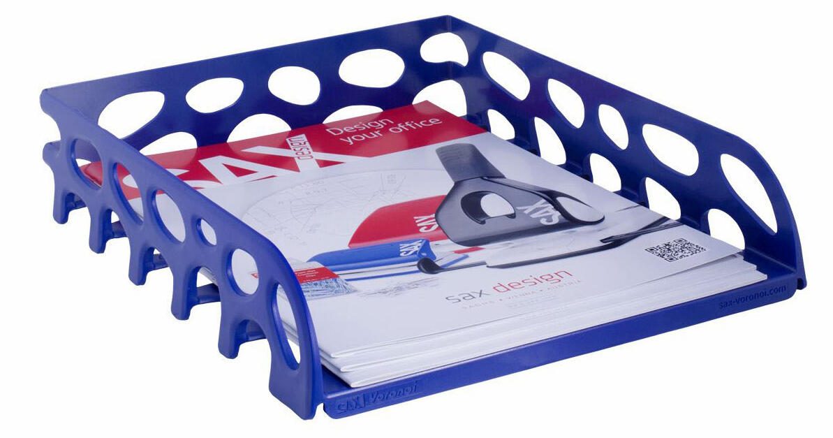 sax design Briefablage DIN C4 blau
