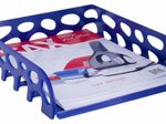 sax design Briefablage DIN C4 blau