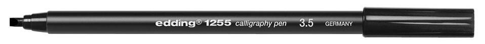 edding Filzstifte Schwarz 2.0 + 3.5 + 5.0 mm