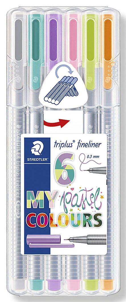 STAEDTLER Triplus Fineliner 0.3 mm Mehrfarbig