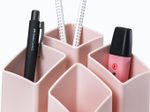 HAN Stiftehalter 12,5 x 12,5 x 10,0 cm quarz rosa