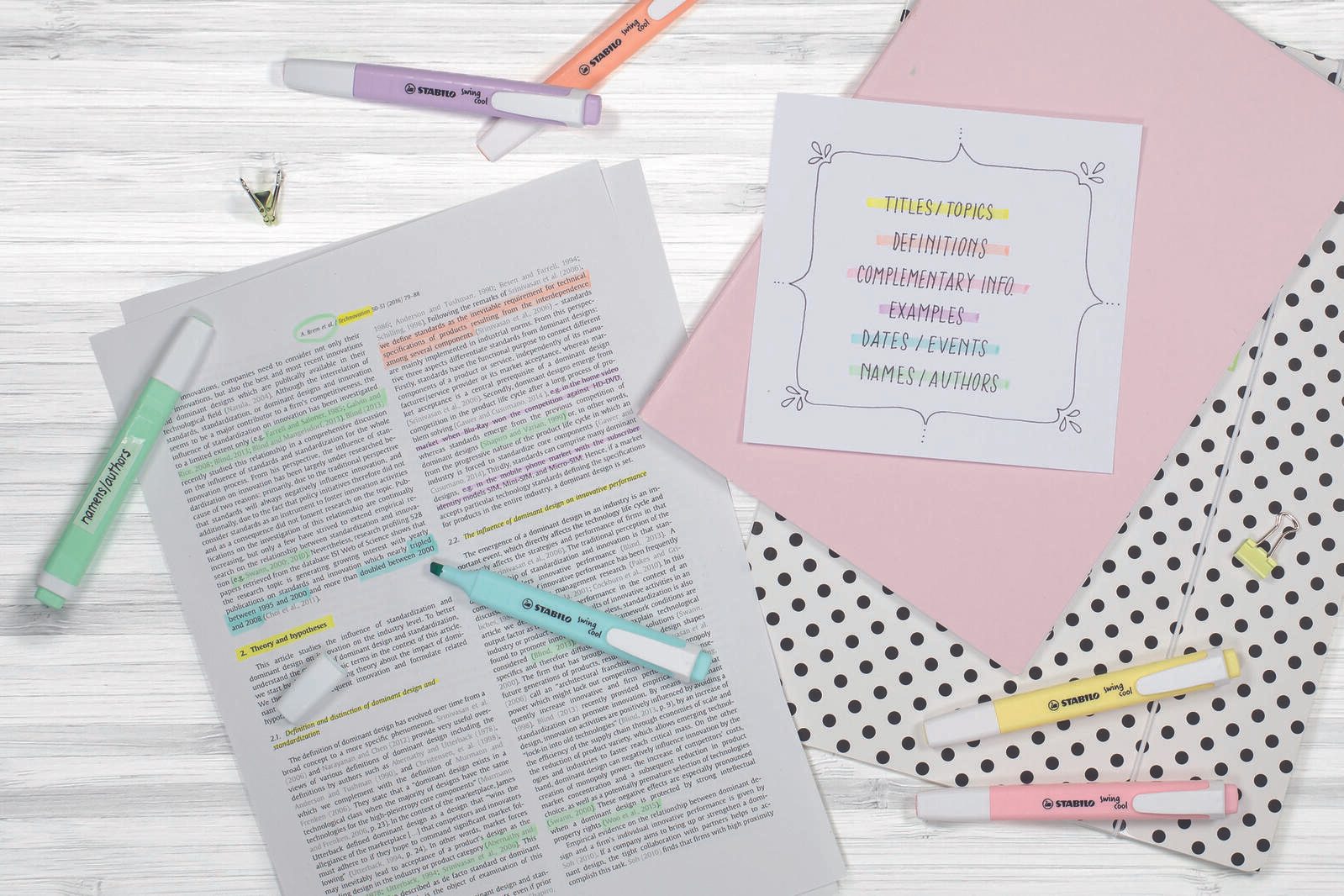 STABILO Swing Cool Textmarker Mehrfarbig