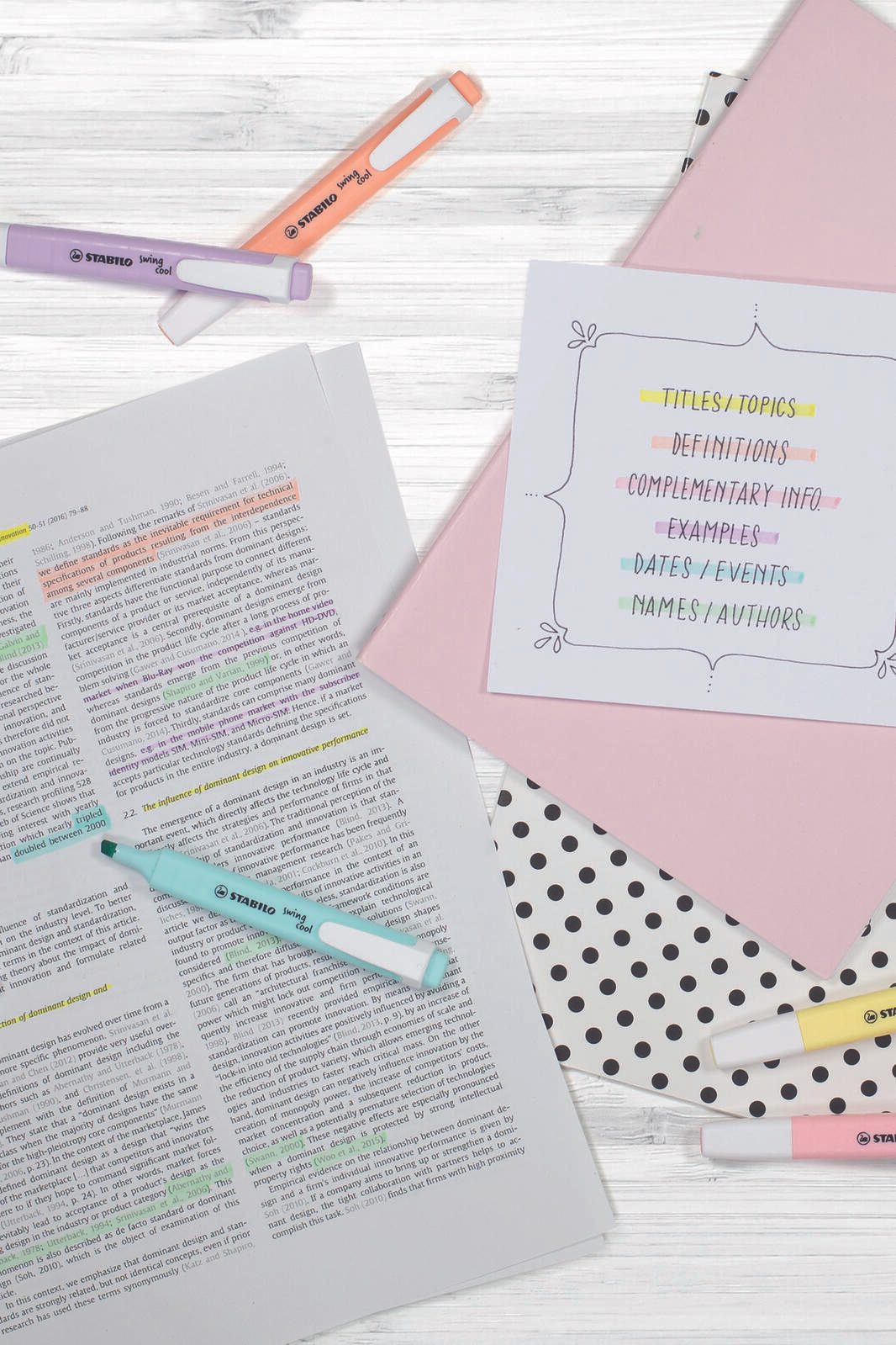 STABILO Swing Cool Textmarker Mehrfarbig