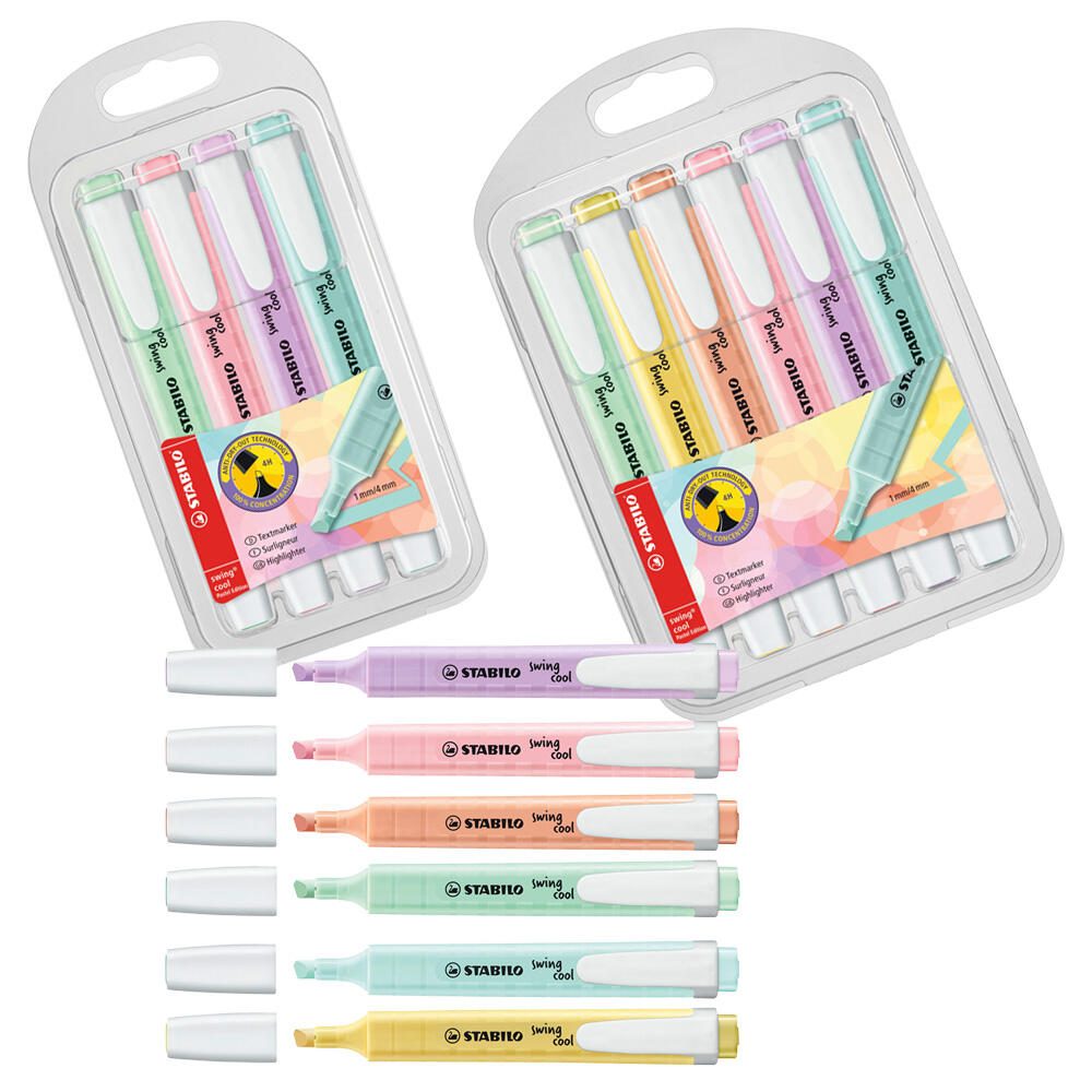 STABILO Swing Cool Textmarker Mehrfarbig