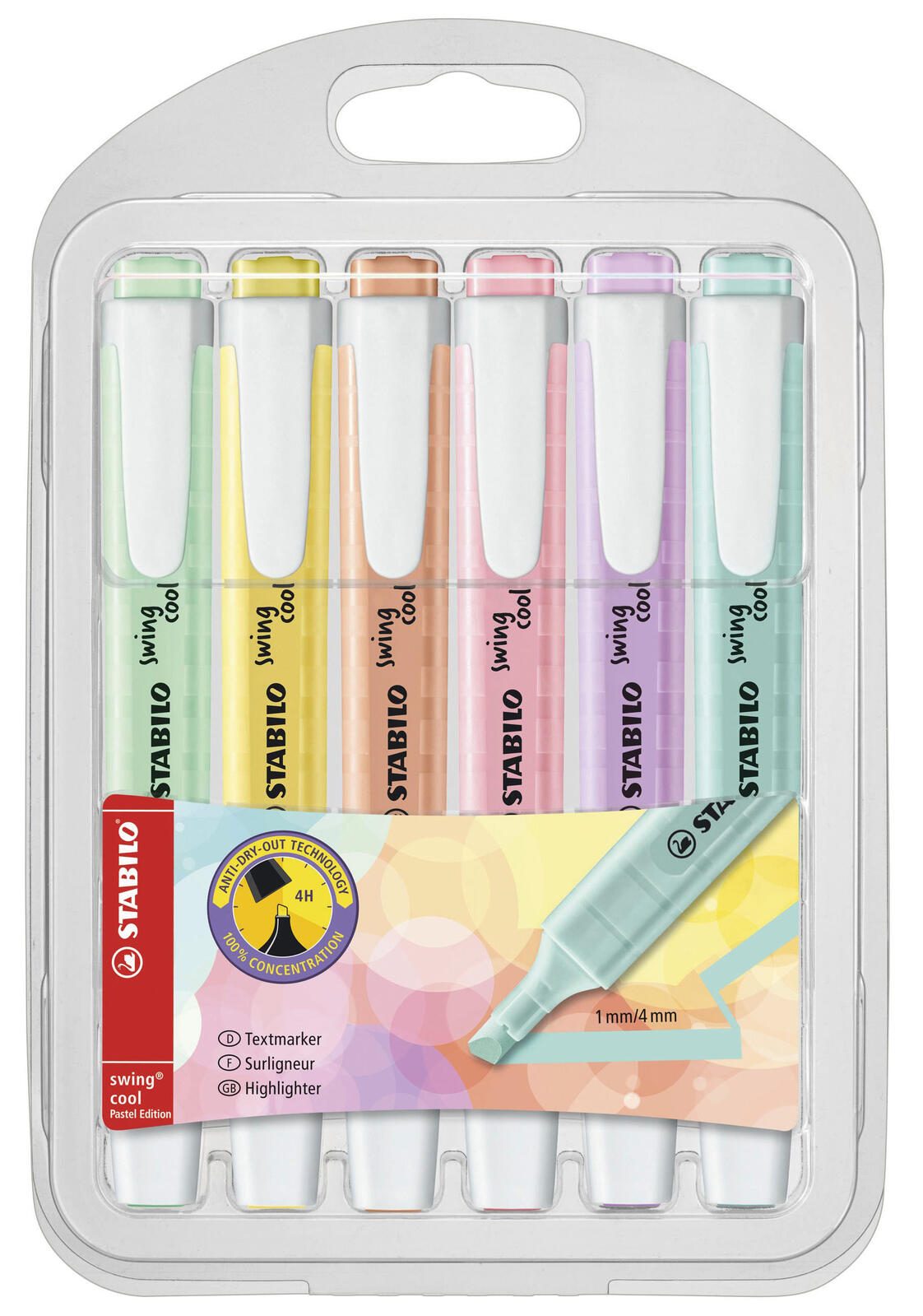 STABILO Swing Cool Textmarker Mehrfarbig