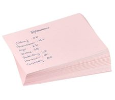 RNK-Verlag Karteikarten DIN A6 blanko rosa