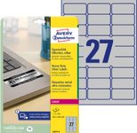 AVERY Zweckform Typenschildetiketten 63,5 x 29,6 mm