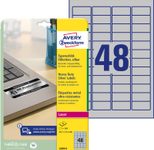 AVERY Zweckform Typenschildetiketten 45,7 x 21,2 mm
