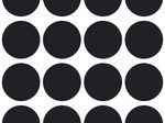 AVERY Zweckform Klebepunkte Ø 18,0 mm schwarz