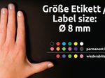 AVERY Zweckform Klebepunkte Ø 8,0 mm blau
