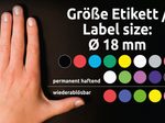 AVERY Zweckform Klebepunkte Ø 18,0 mm rot