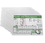 Lands Prospekthüllen DIN A3 quer 0.08 mm transparent