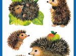 AVERY Zweckform Aufkleber Igel