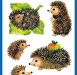 AVERY Zweckform Aufkleber Igel