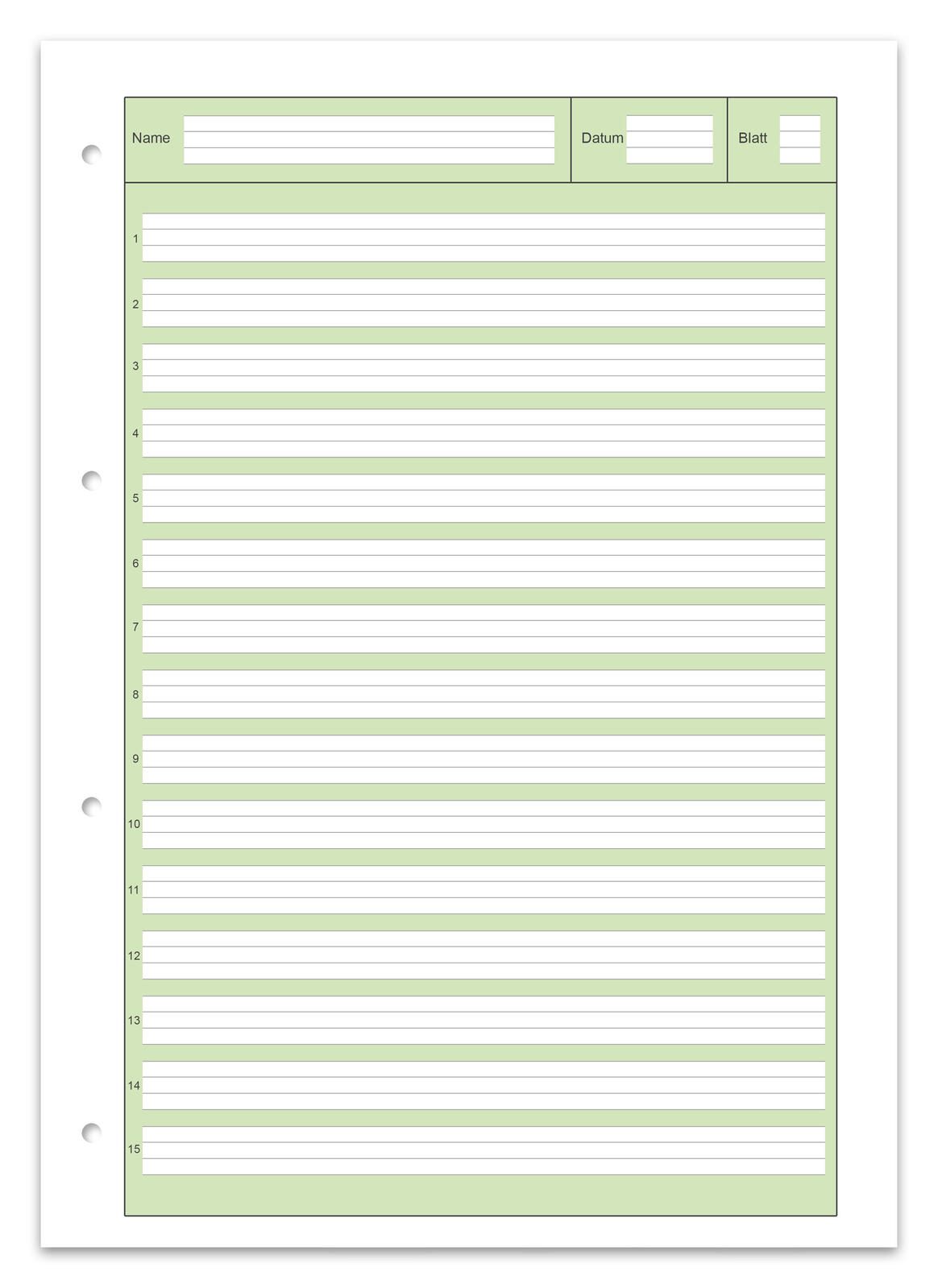 Staufen® Arbeitsblock DIN A4 liniert