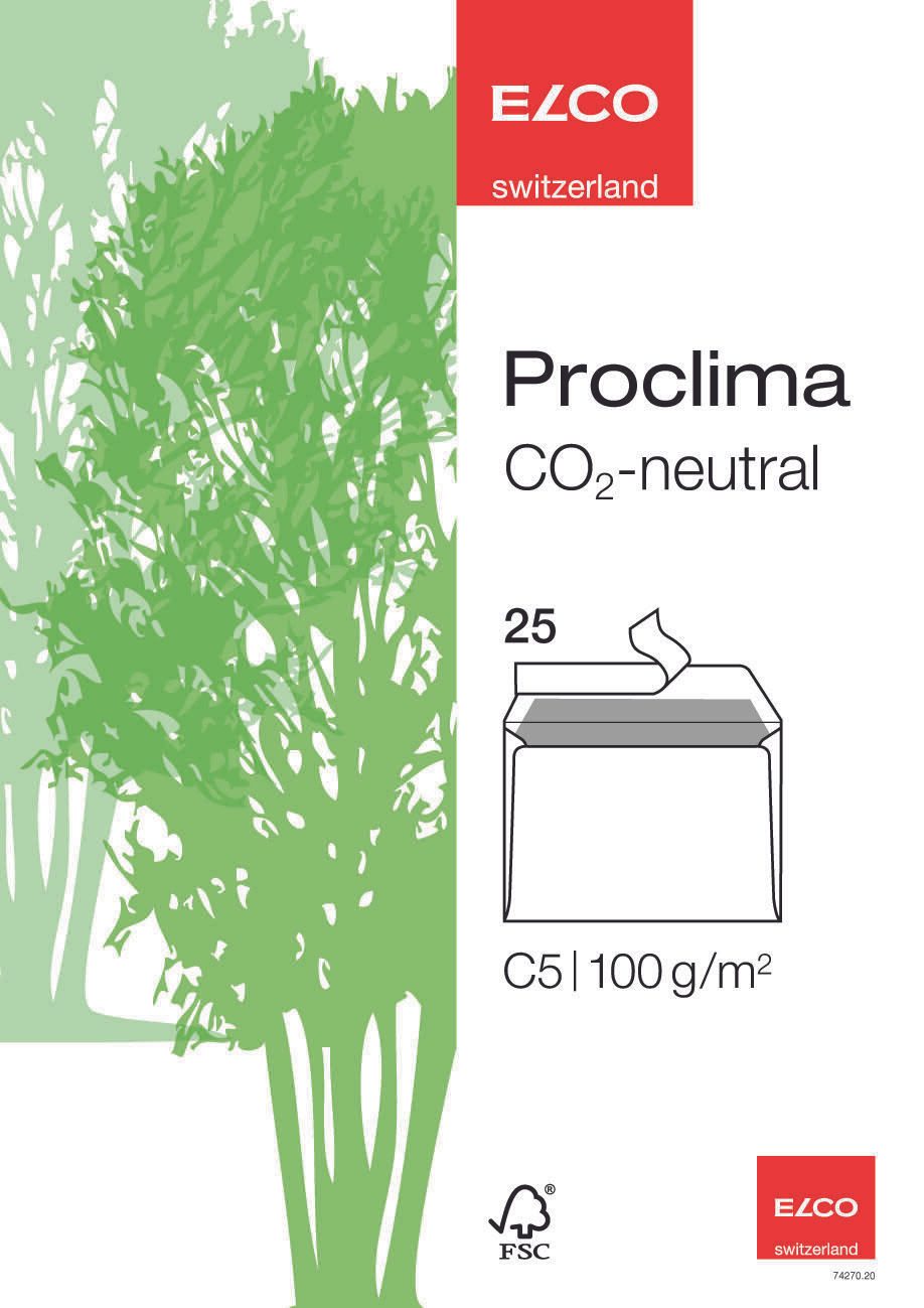 ELCO Briefumschläge DIN C5 ohne Fenster haftklebend