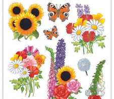 HERMA Aufkleber Blumen