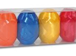 PRÄSENT Geschenkbänder orange/blau/gelb/rot