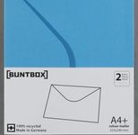 BUNTBOX Briefumschläge DIN C4 ohne Fenster Steckverschluss