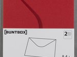 BUNTBOX Briefumschläge DIN C4 ohne Fenster Steckverschluss