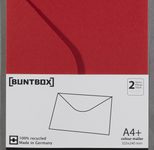 BUNTBOX Briefumschläge DIN C4 ohne Fenster Steckverschluss