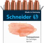 Schneider Tintenpatronen für Füller apricot