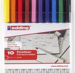 edding 89 Office Liner Fineliner 0.3 mm Mehrfarbig