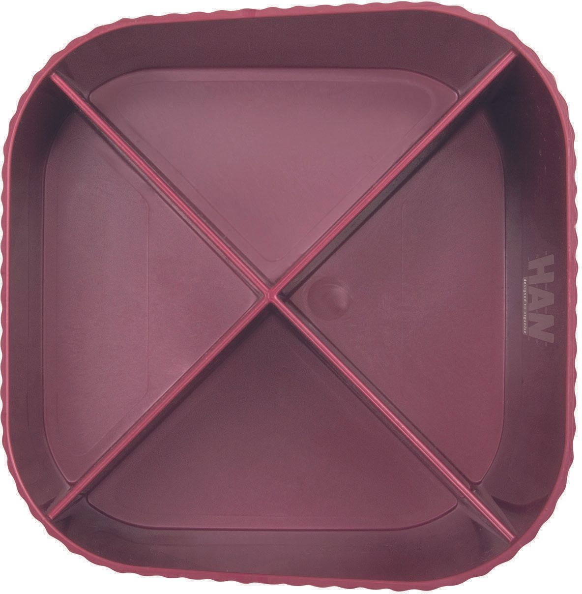 HAN Stiftehalter 11,1 x 11,1 x 10,5 cm rot