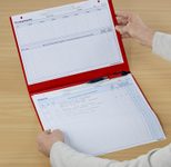 BOI DOKUTECH Patienten-Dokumentationsmappe für DIN A4 quer rot