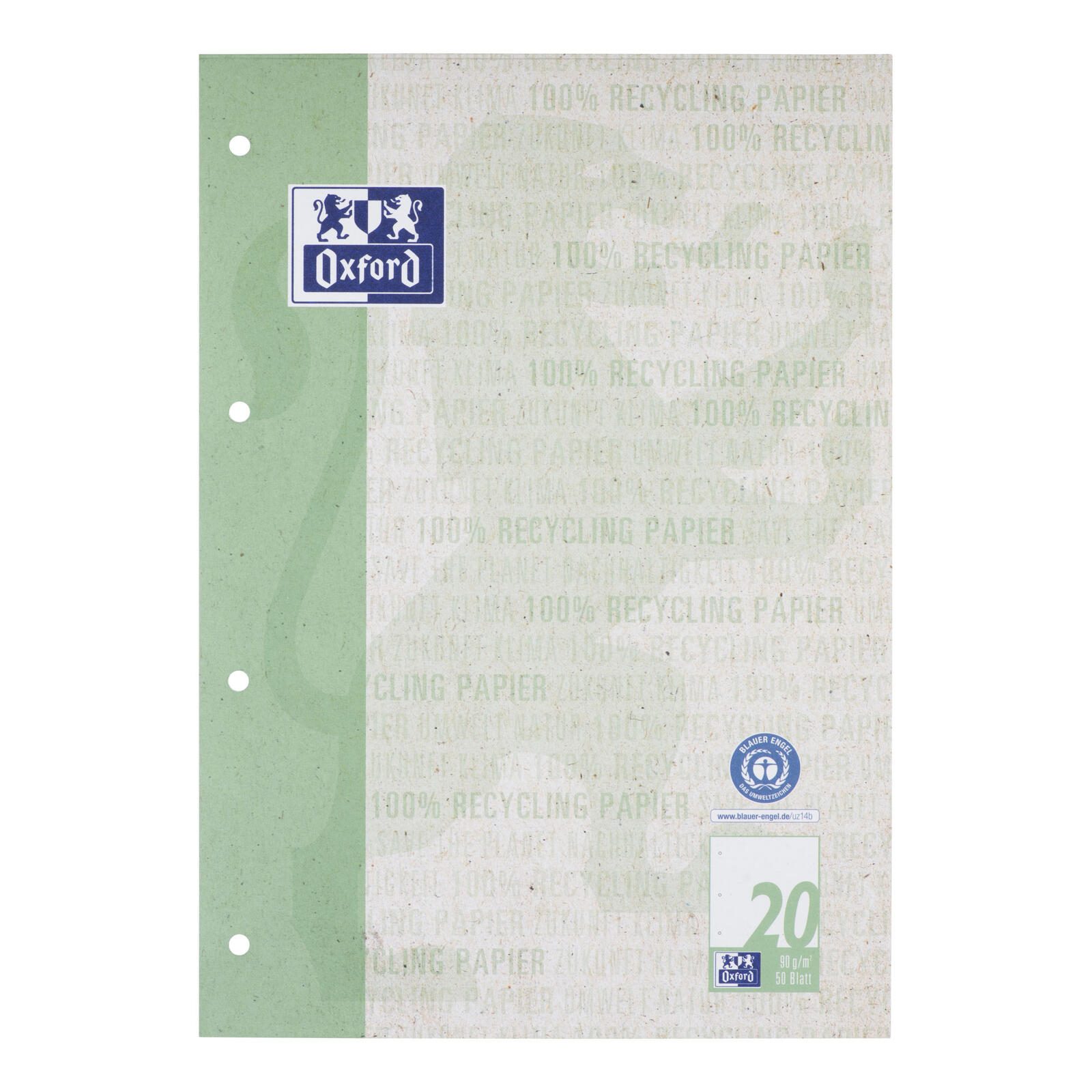 OXFORD Briefblock DIN A4 blanko