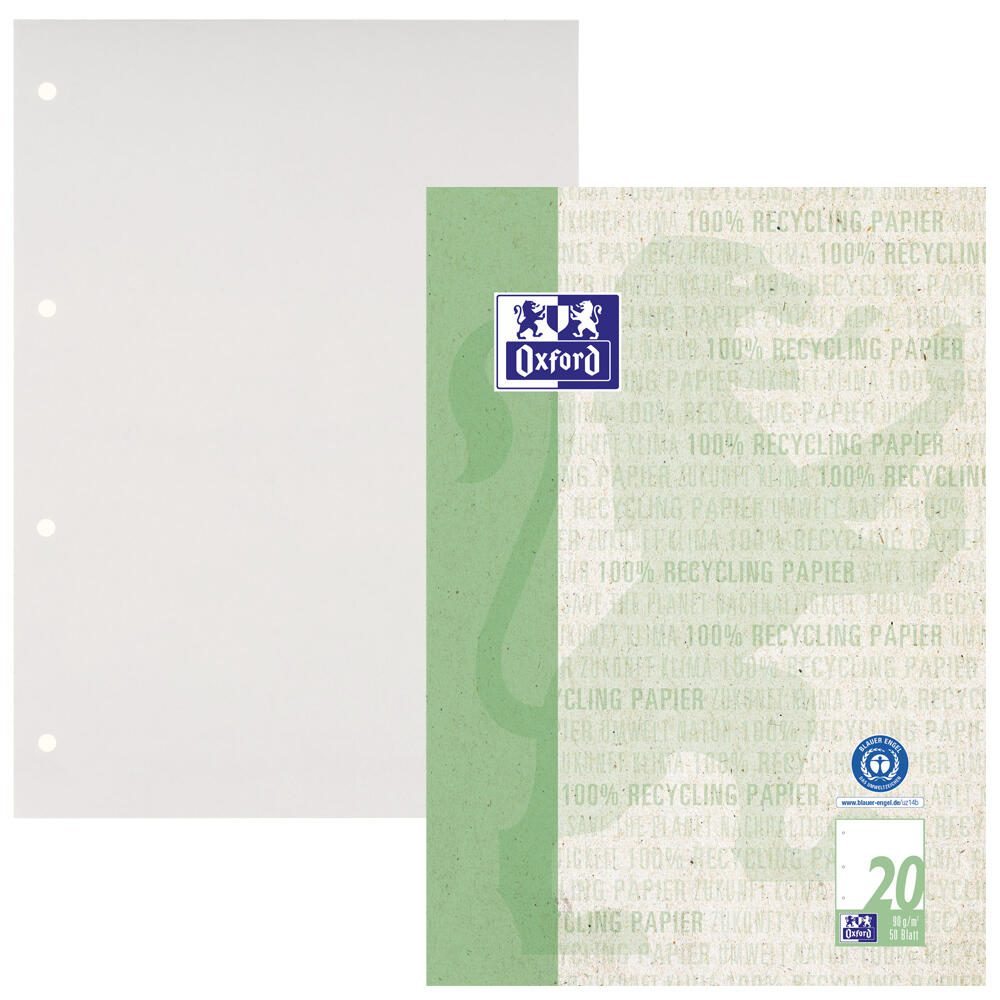 OXFORD Briefblock DIN A4 blanko