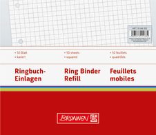 BRUNNEN Ringbucheinlagen DIN A5 kariert