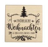 Rayher Motivstempel Frohe Weihnachten