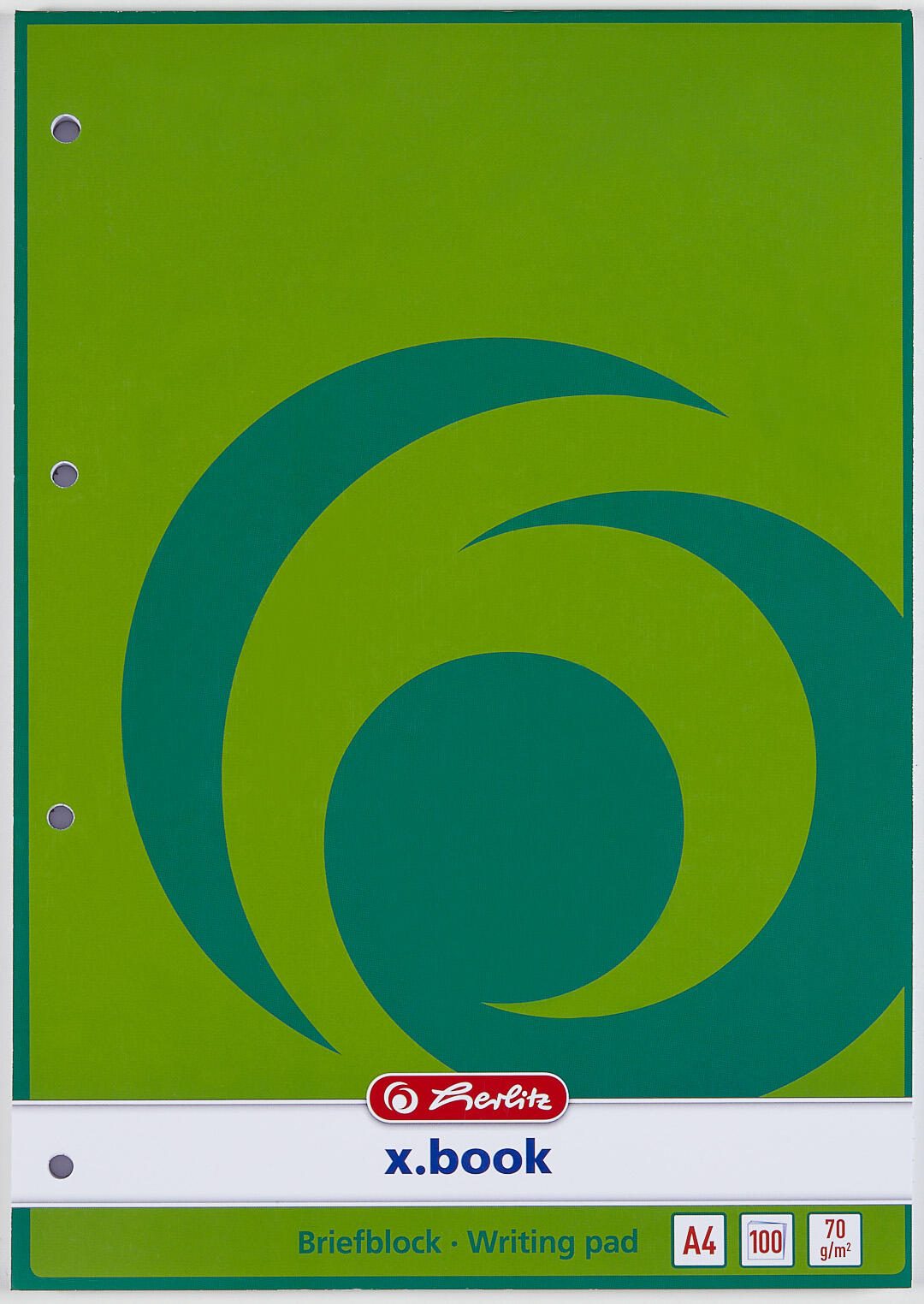 herlitz Briefblock DIN A4 blanko