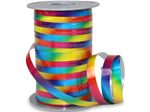 PRÄSENT Geschenkbänder 10 mm x 200 m blau, rot, gelb und grün