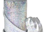 PRÄSENT Geschenkband Holly 10 mm x 200 m silber