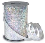 PRÄSENT Geschenkband Holly 10 mm x 200 m silber