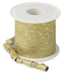PRÄSENT Geschenkband Glitter 10 mm x 100 m gold