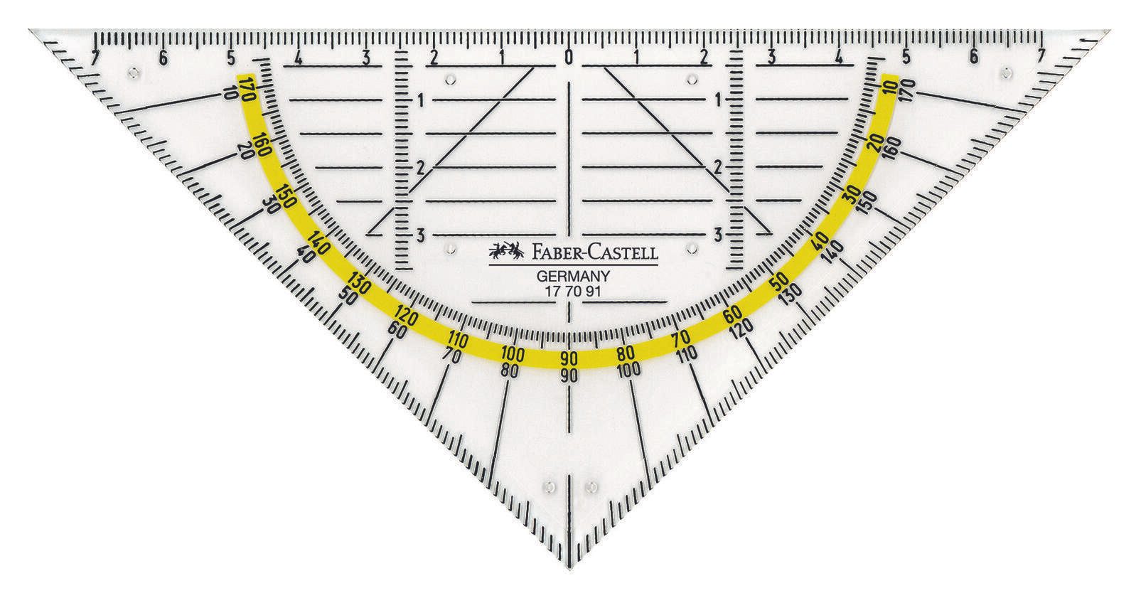 FABER-CASTELL Geometrie-Dreieck 14,0 cm