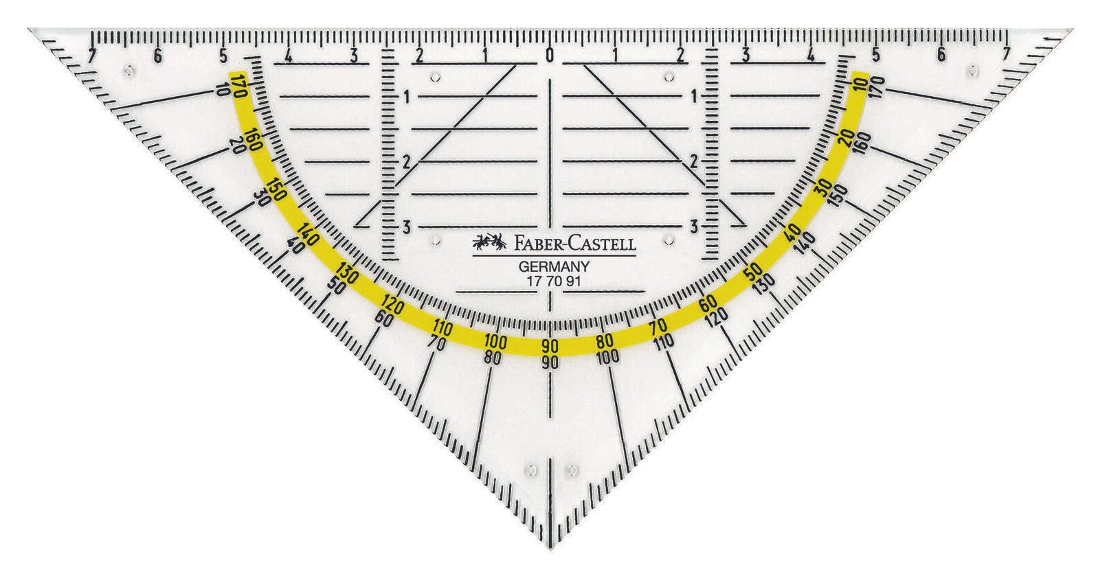 FABER-CASTELL Geometrie-Dreieck 14,0 cm