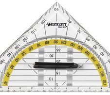 WESTCOTT Geometrie-Dreieck mit Griff  16,0 cm