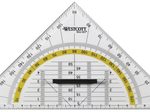 WESTCOTT Geometrie-Dreieck mit Griff  25,0 cm