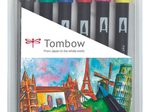 Tombow Brush-Pens Mehrfarbig 0.8 + 3.3 mm