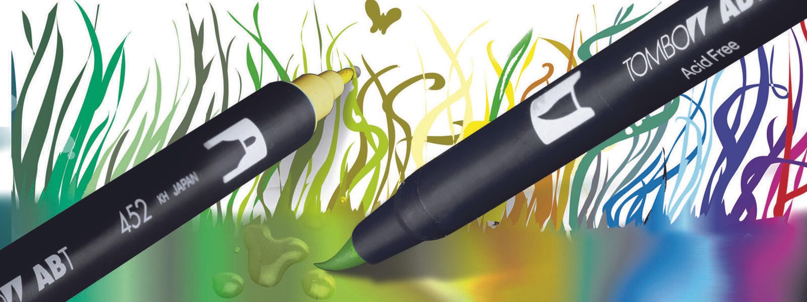 Tombow Brush-Pens Mehrfarbig 0.8 + 3.3 mm
