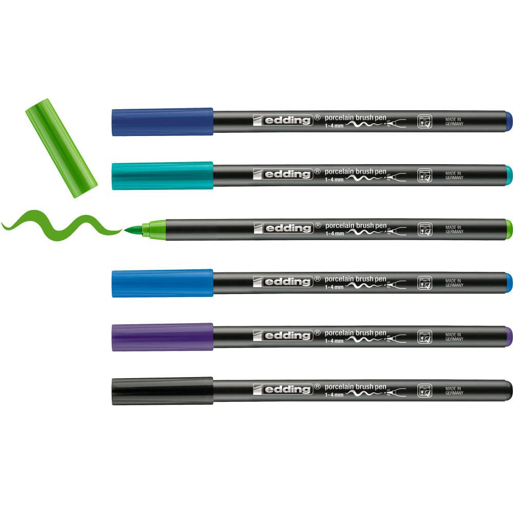 edding Cool Porzellanstifte 1.0 - 4.0 mm Mehrfarbig